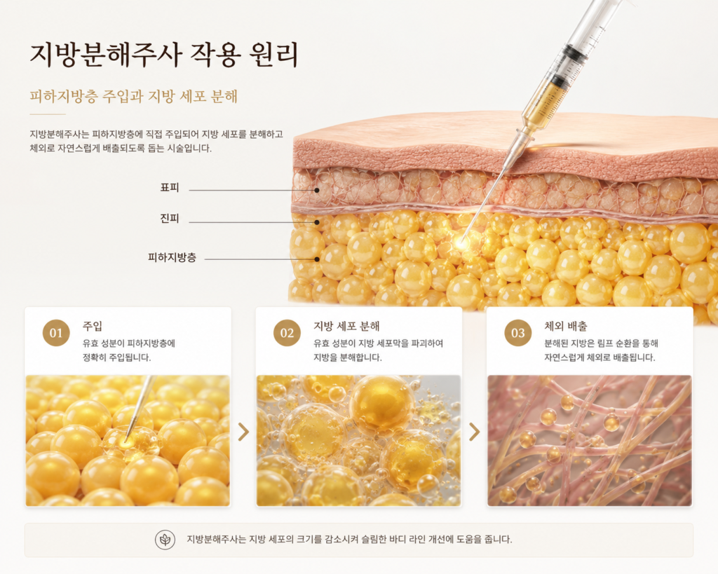 지방분해주사 작용원리