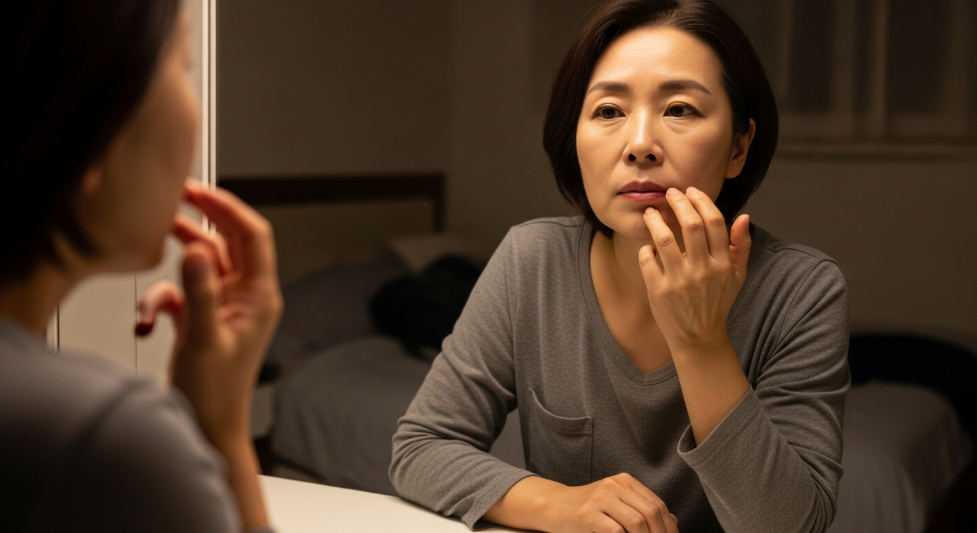 팔자주름이 생기는 원인