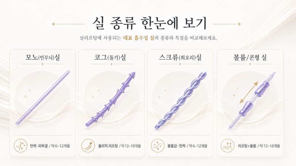 실리프팅 종류