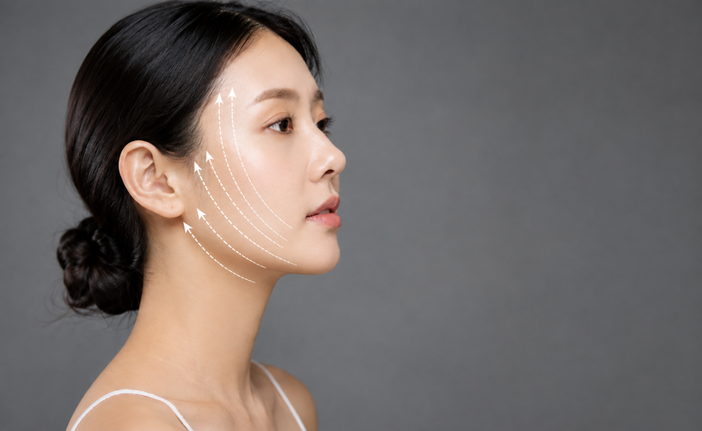 실리프팅 가이드라인 사진